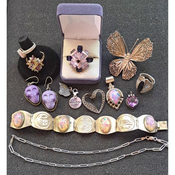 Sterling Jewelry - Vtg Jewelry Lot ALL Sterling 925 ~All Wearable~ Not Scrap 114.4 G